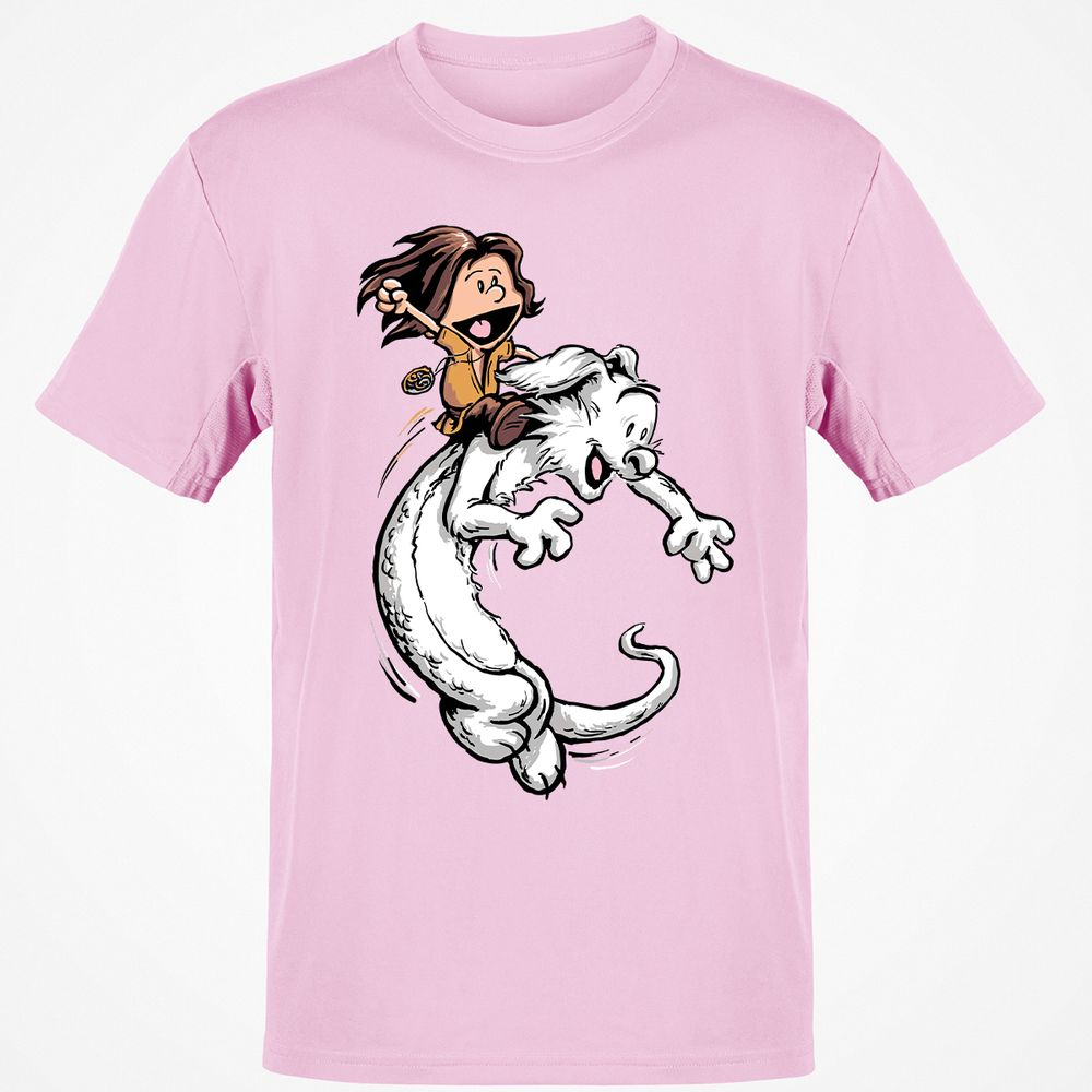 Classic Unisex T-Shirt - YP8TNEU5 - Light Pink - 5