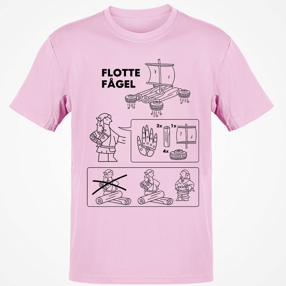 Classic Unisex T-Shirt - BKJJWWKX - Light Pink - 5