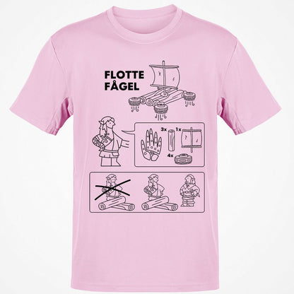 Classic Unisex T-Shirt - BKJJWWKX - Light Pink - 5