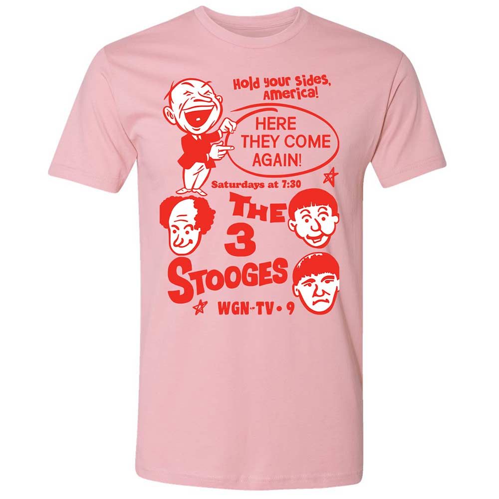 The 3 Stooges - Light Pink - 5