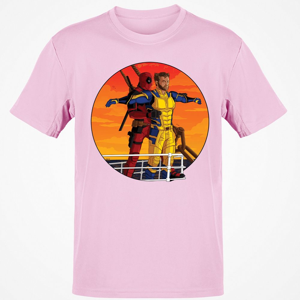 Classic Unisex T-Shirt - XADUA413 - Light Pink - 5