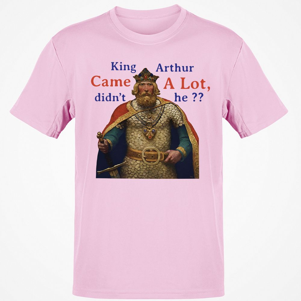 King Arthur Came a Lot - Light Pink - 5
