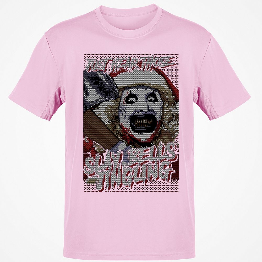 Slay Bells Jingling Classic Unisex T-Shirt - Light Pink - 5