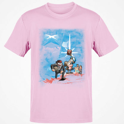 Classic Unisex T-Shirt - UMFXQSQJ - Light Pink - 5
