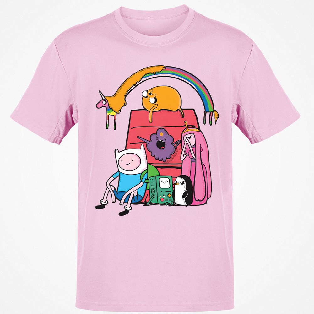 Classic Unisex T-Shirt - LQCHSQWA - Light Pink - 5