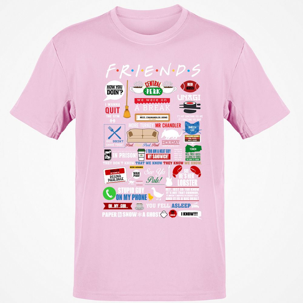 Classic Unisex T-Shirt - EFJAHL8Y - Light Pink - 5