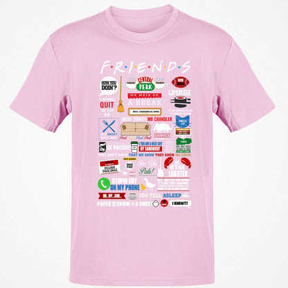 Classic Unisex T-Shirt - EFJAHL8Y - Light Pink - 5