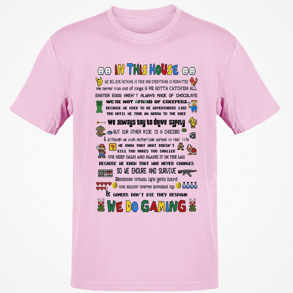 Classic Unisex T-Shirt - JVFK4642 - Light Pink - 5