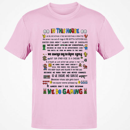Classic Unisex T-Shirt - JVFK4642 - Light Pink - 5