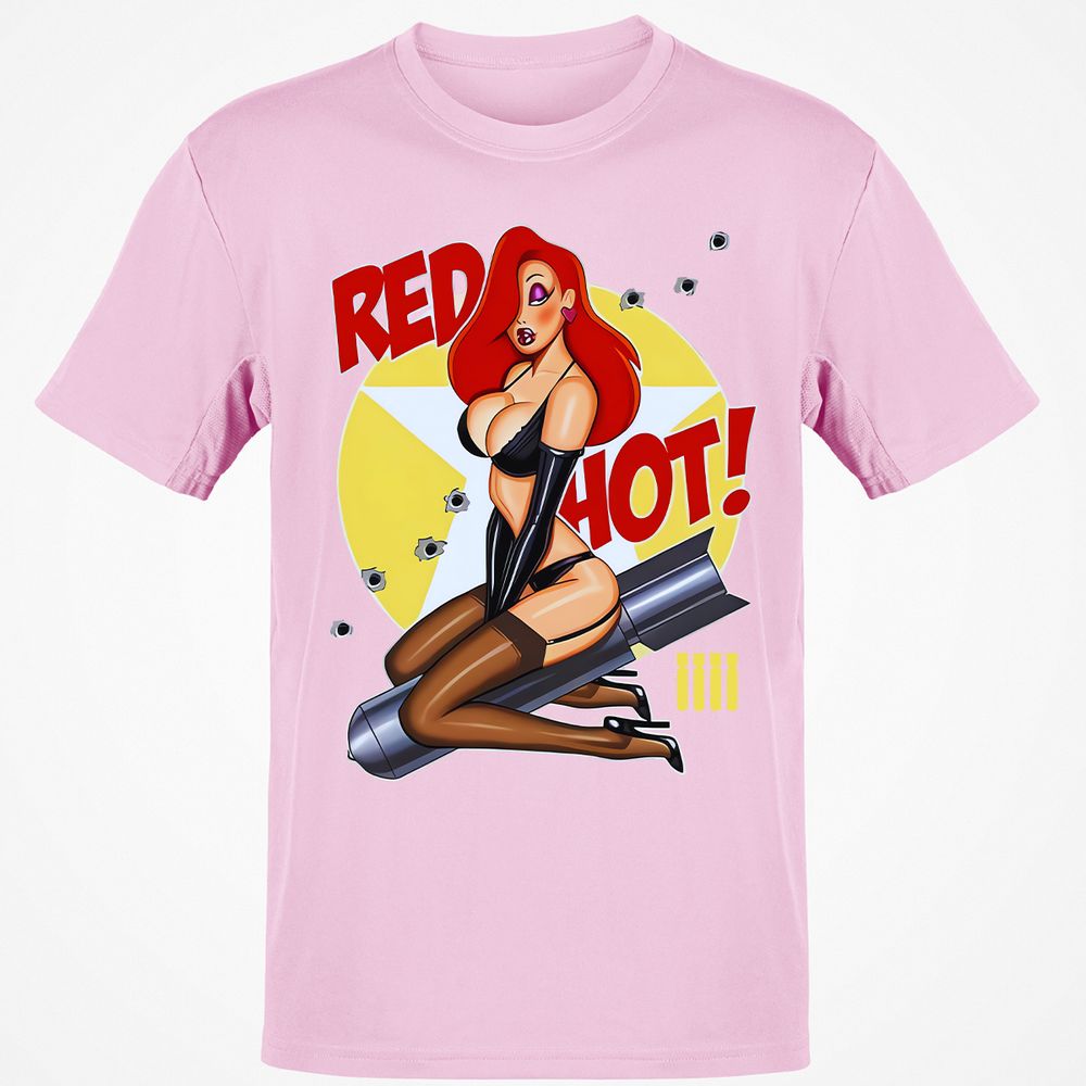 Classic Unisex T-Shirt - CQ84UVJR - Light Pink - 5