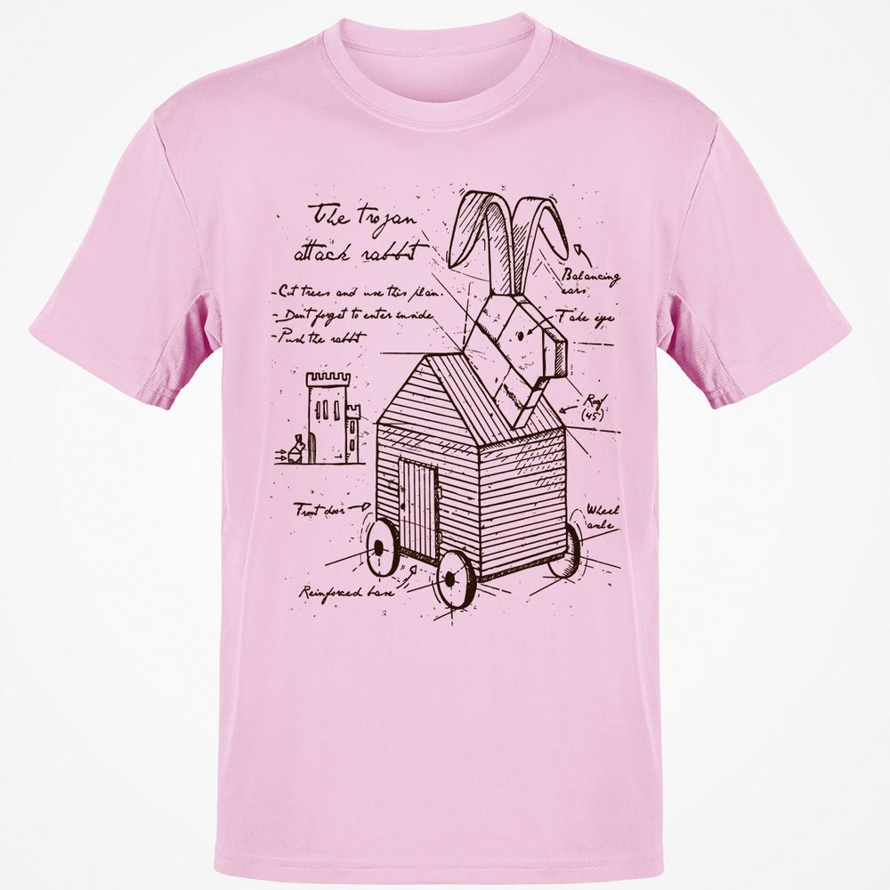 Classic Unisex T-Shirt - VE3JGNGD - Light Pink - 5