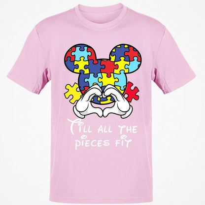 Classic Unisex T-Shirt - S8JL5SD4 - Light Pink - 5