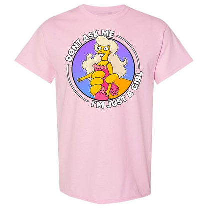 Don't Ask Me I'm Just A Girl - Light Pink - 5