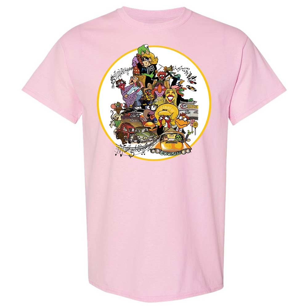 Muppet Graffiti - Light Pink - 5