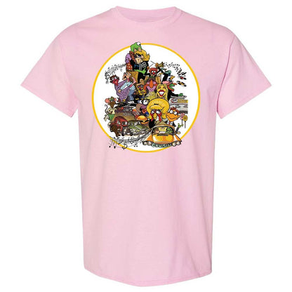 Muppet Graffiti - Light Pink - 5