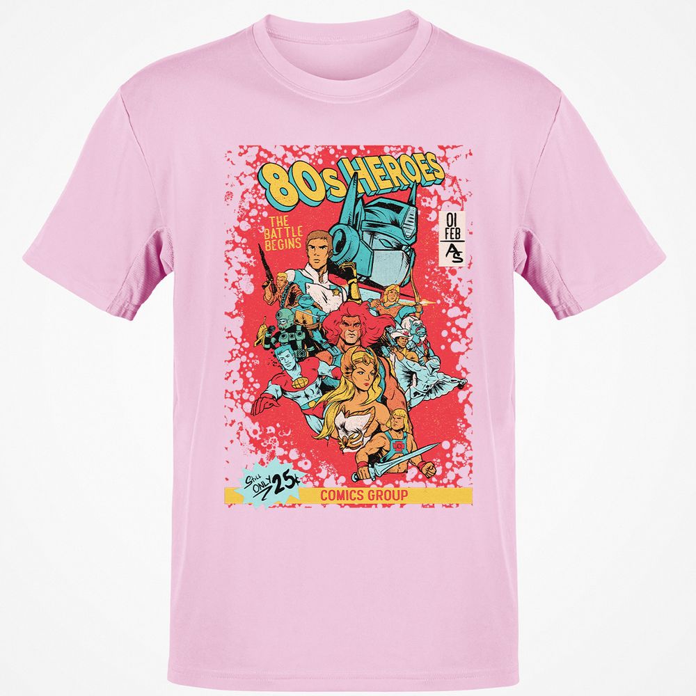 Classic Unisex T-Shirt - 6H5RB7W3 - Light Pink - 5