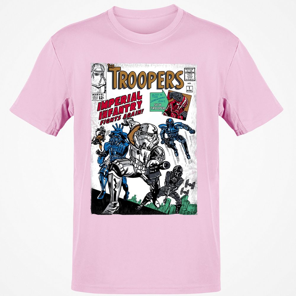 Classic Unisex T-Shirt - U73YU5F9 - Light Pink - 5