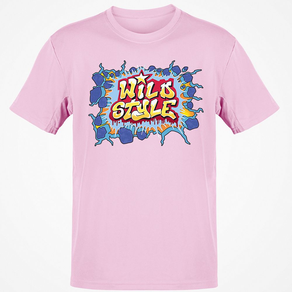 Classic Unisex T-Shirt - Black - Light Pink - 5