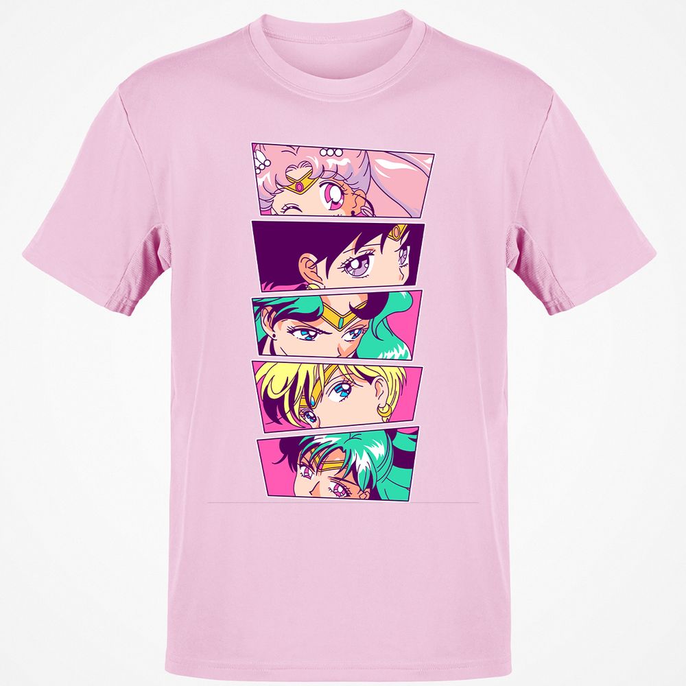 Classic Unisex T-Shirt - Q2AMUS9J - Light Pink - 5
