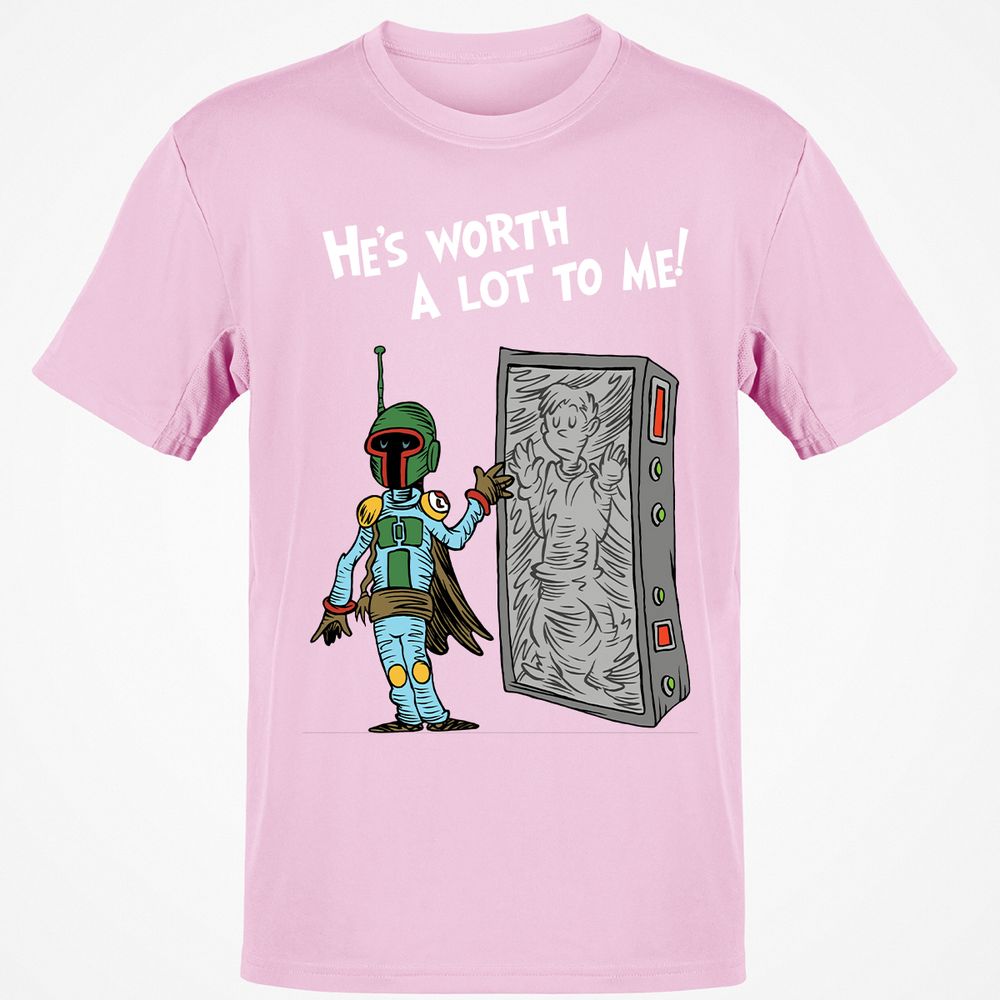 Classic Unisex T-Shirt - YGMX4YEJ - Light Pink - 5