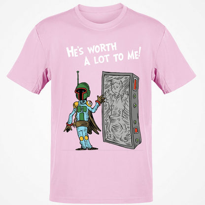 Classic Unisex T-Shirt - YGMX4YEJ - Light Pink - 5