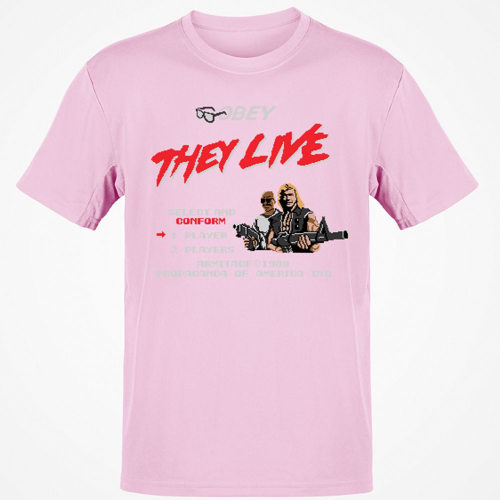 Classic Unisex T-Shirt - W2E4RKKD - Light Pink - 5