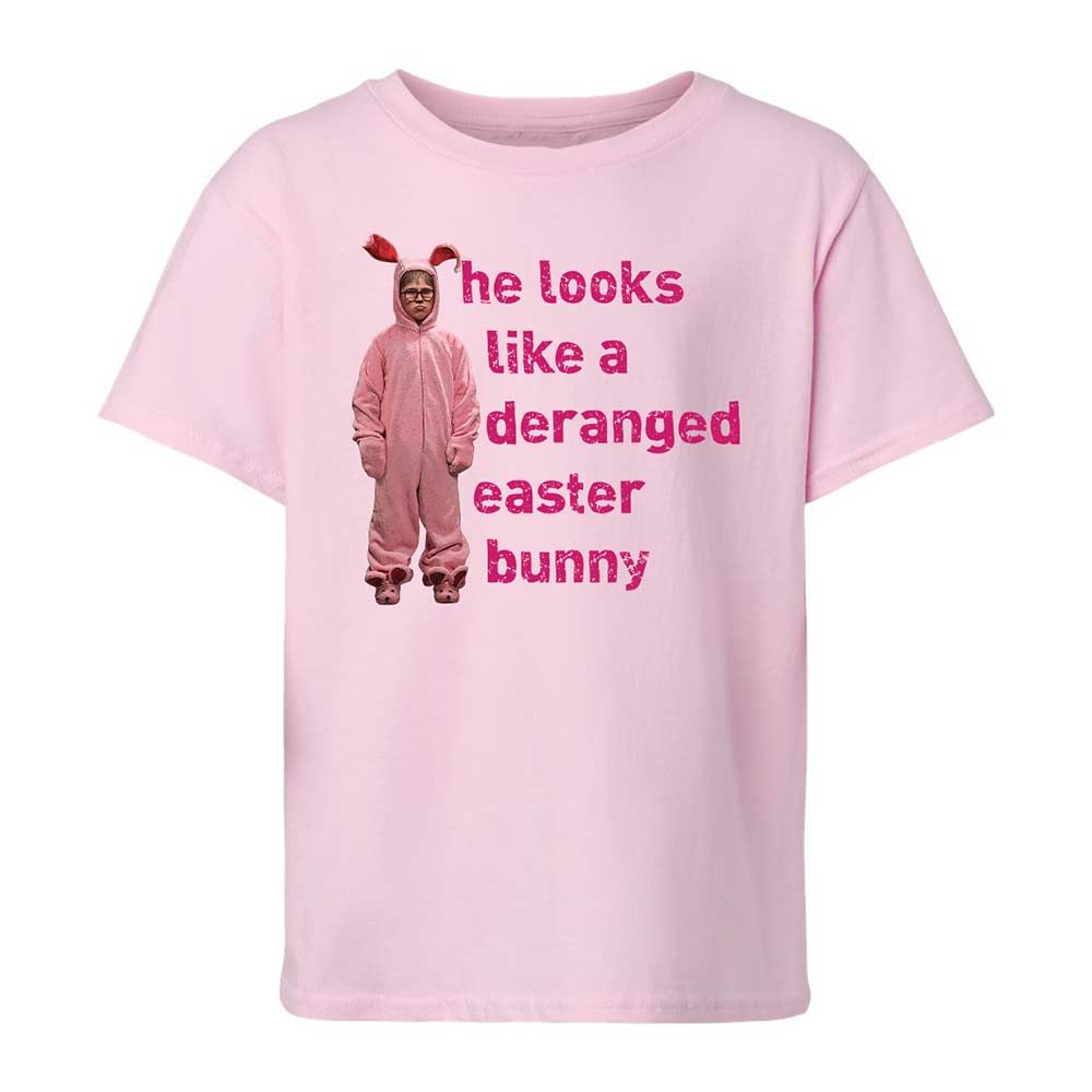 He Looks Like a Deranged Easter Bunny - Light Pink - 5