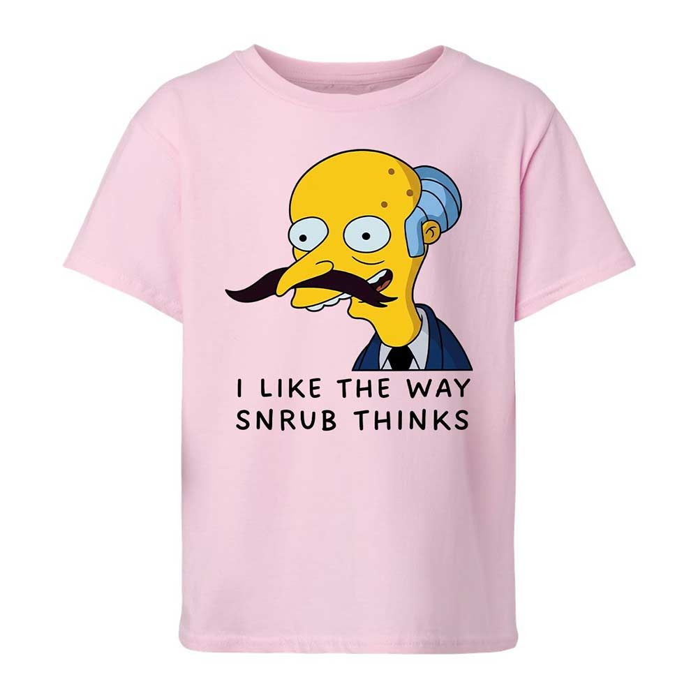 I Like the Way Snrub Thinks - Light Pink - 5