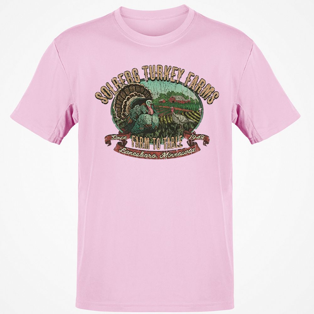 Vintage Turkey Farm Thanksgiving - Light Pink - 5