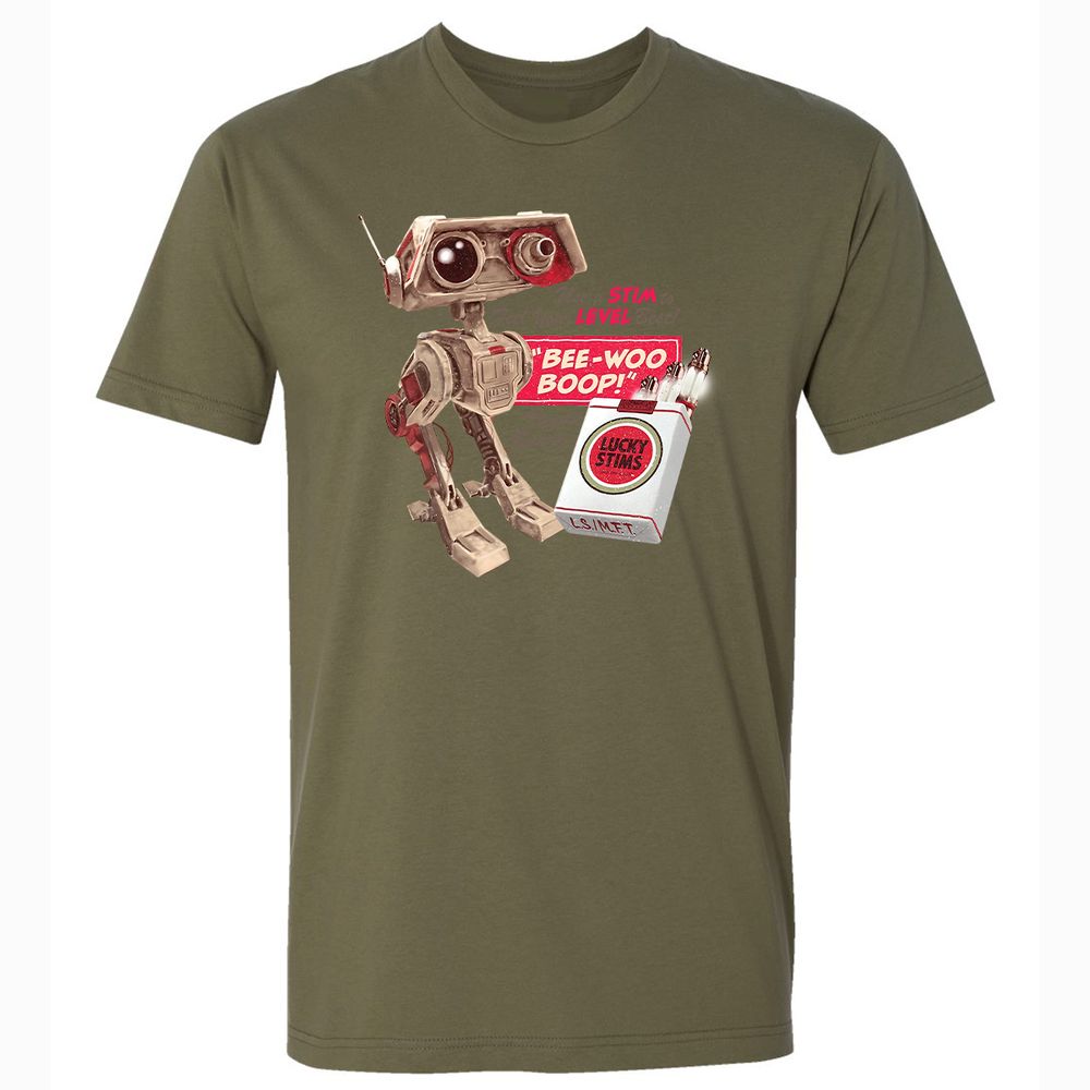 Premium Unisex T-Shirt - AJDZ4DMQ - Military Green - 5