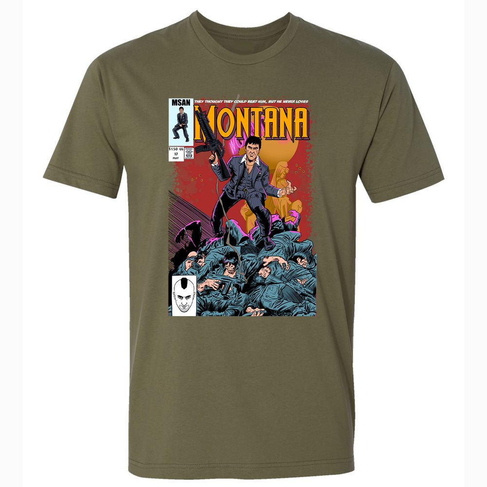 Premium Unisex T-Shirt - 6XNT11YB - Military Green - 5