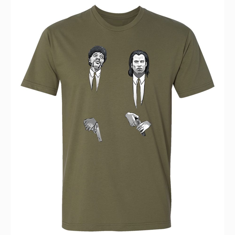 Premium Unisex T-Shirt - 8FAMU3D4 - Military Green - 5