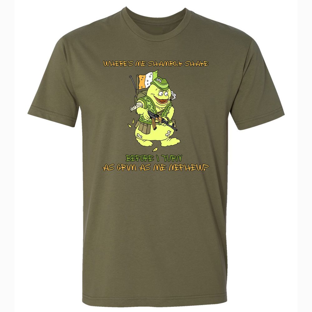 Premium Unisex T-Shirt - U3QFPTEX - Military Green - 5