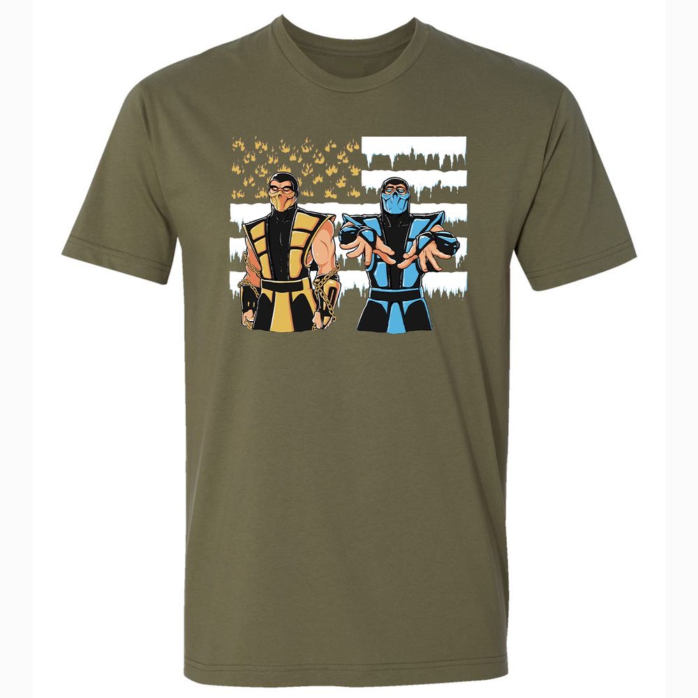 Premium Unisex T-Shirt - 7GT46CDS - Military Green - 5