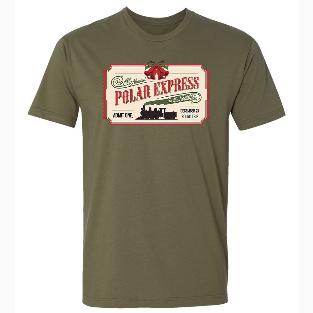 Polar Express Ticket - Military Green - 5