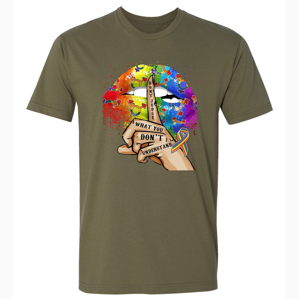 Premium Unisex T-Shirt - Q549EV62 - Military Green - 5