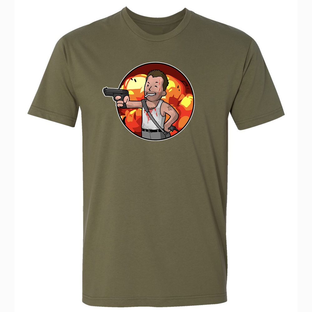 Premium Unisex T-Shirt - 44NURV6C - Military Green - 5