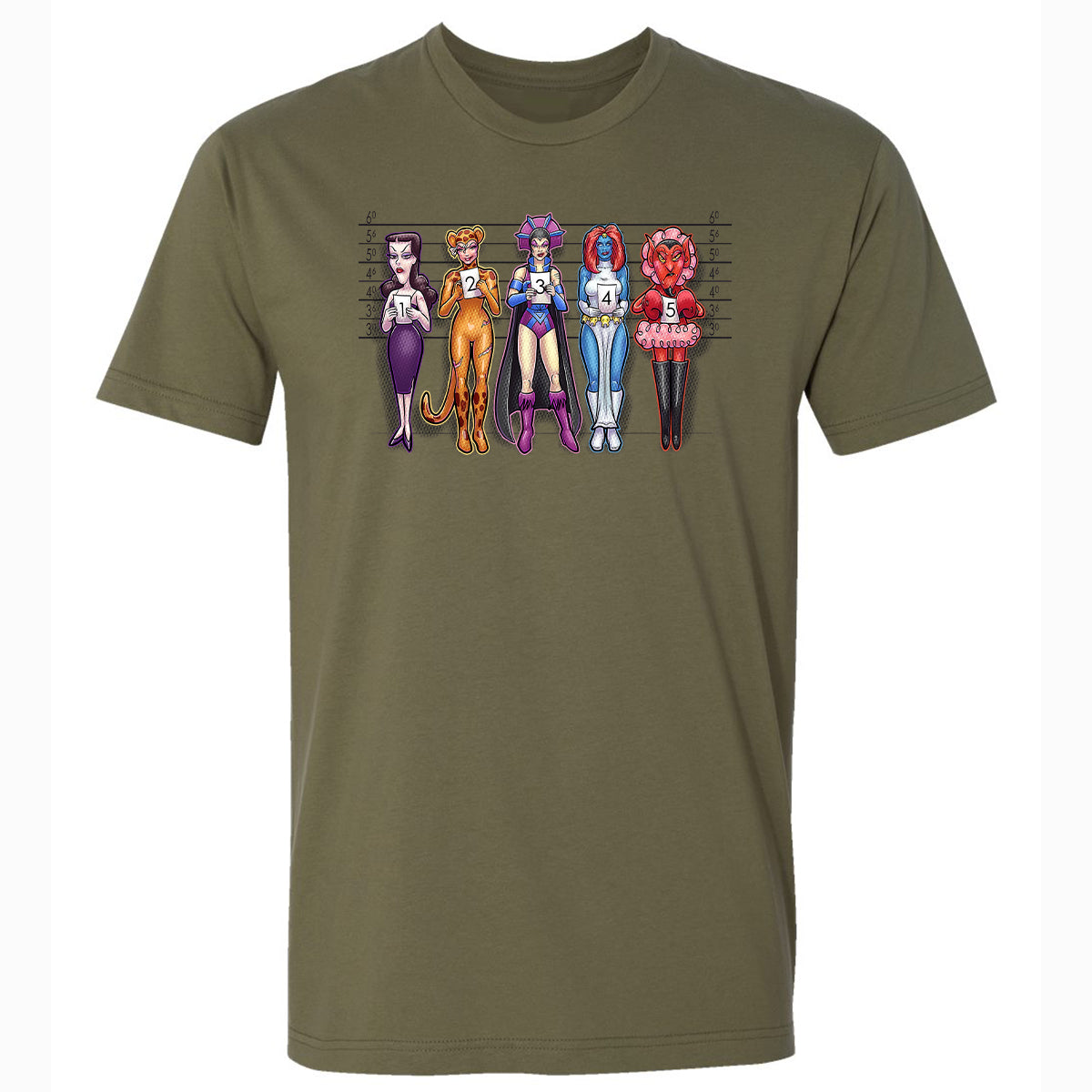 Premium Unisex T-Shirt - CJUG8ZQP - Military Green - 5