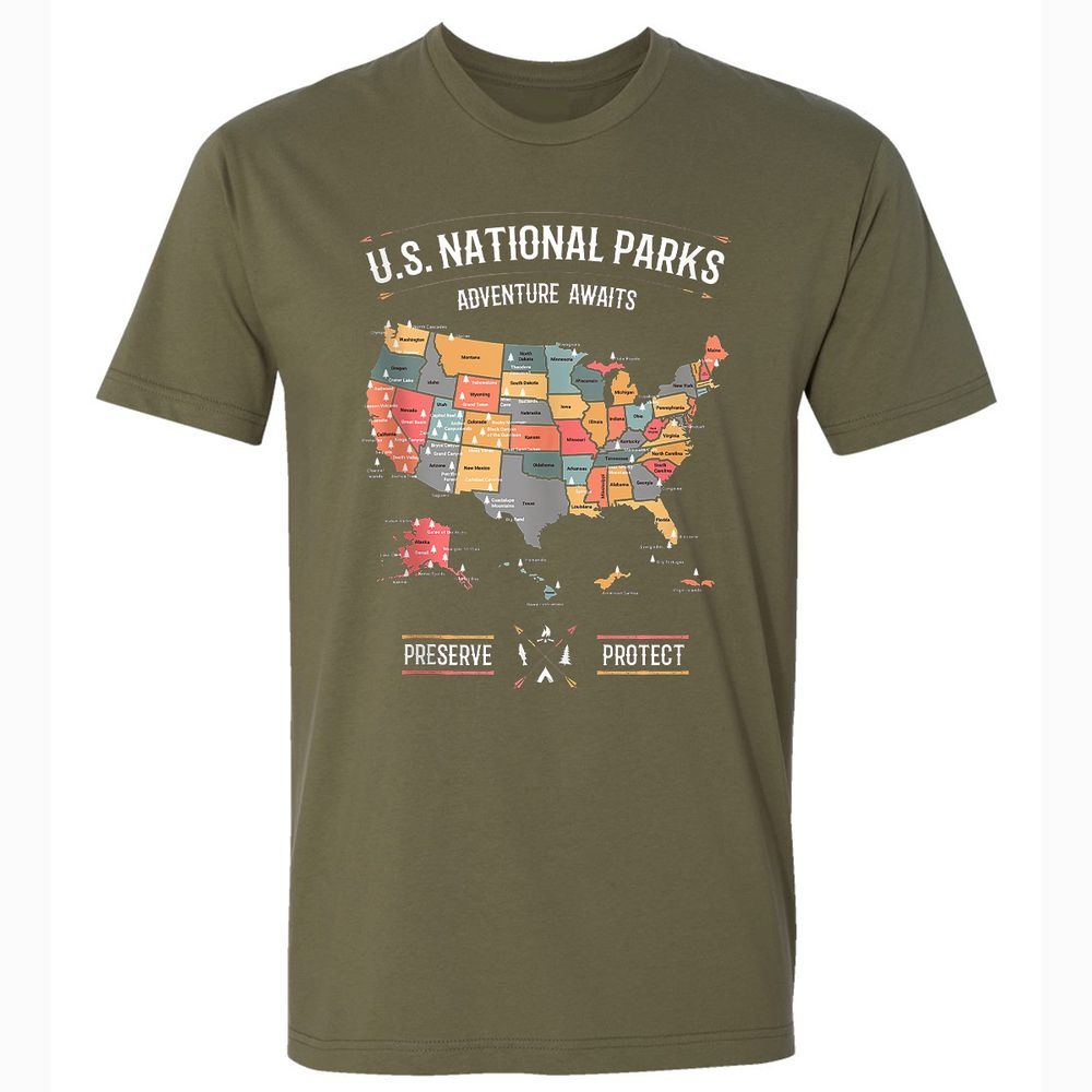Premium Unisex T-Shirt - SK1CW9UQ - Military Green - 5