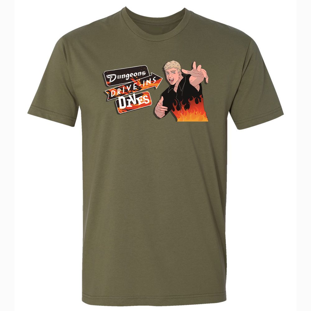 Premium Unisex T-Shirt - LBRK8WTX - Military Green - 5