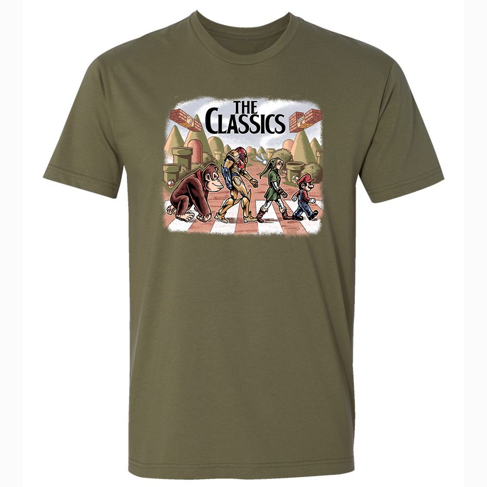 Premium Unisex T-Shirt - 9894NQF6 - Military Green - 5