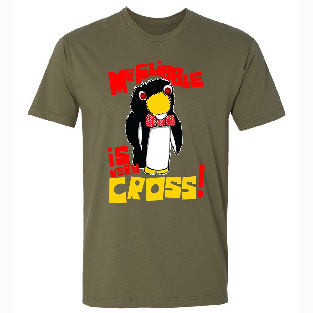 Mr Flibble is very Cross - Military Green - 5