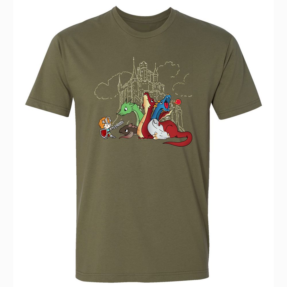 Premium Unisex T-Shirt - CDJF2TWB - Military Green - 5