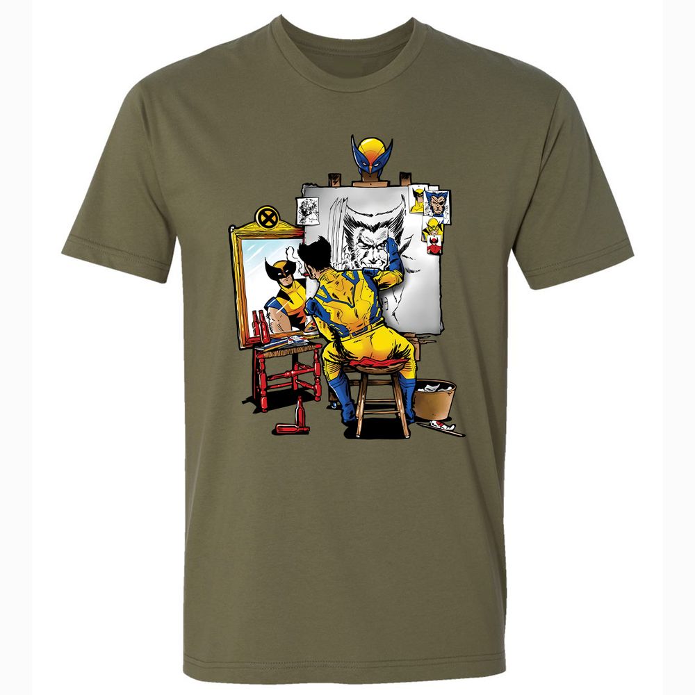 Premium Unisex T-Shirt - VQ85CY34 - Military Green - 5