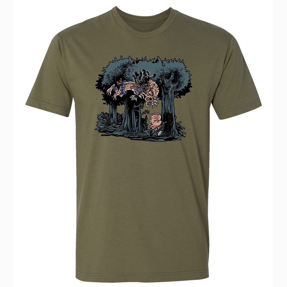 Premium Unisex T-Shirt - AHJ6G5JT - Military Green - 5
