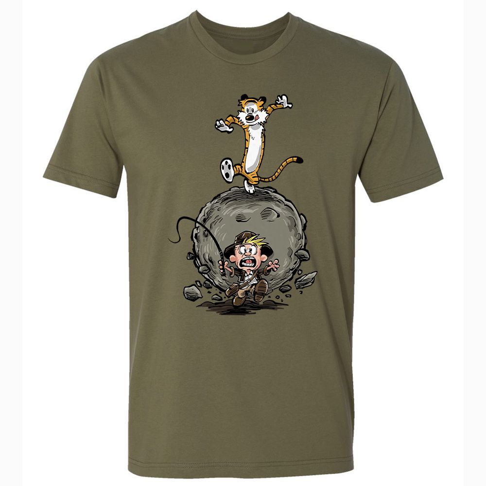 Premium Unisex T-Shirt - F2NFFV9N - Military Green - 5