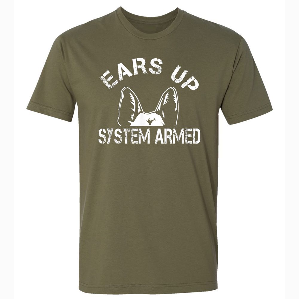 Premium Unisex T-Shirt - RM2FHQZ5 - Military Green - 5