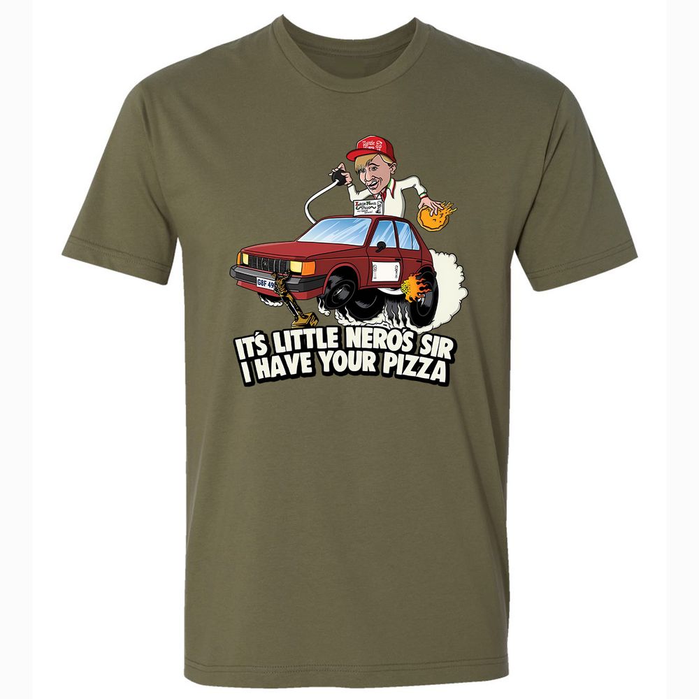 Little Nero's I have your pizza! - Military Green - 5