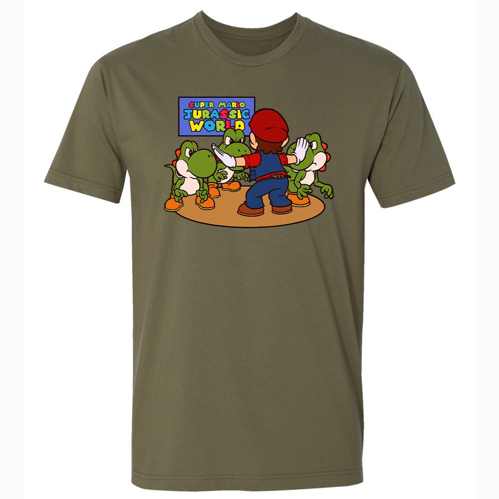Premium Unisex T-Shirt - U8E75X5F - Military Green - 5