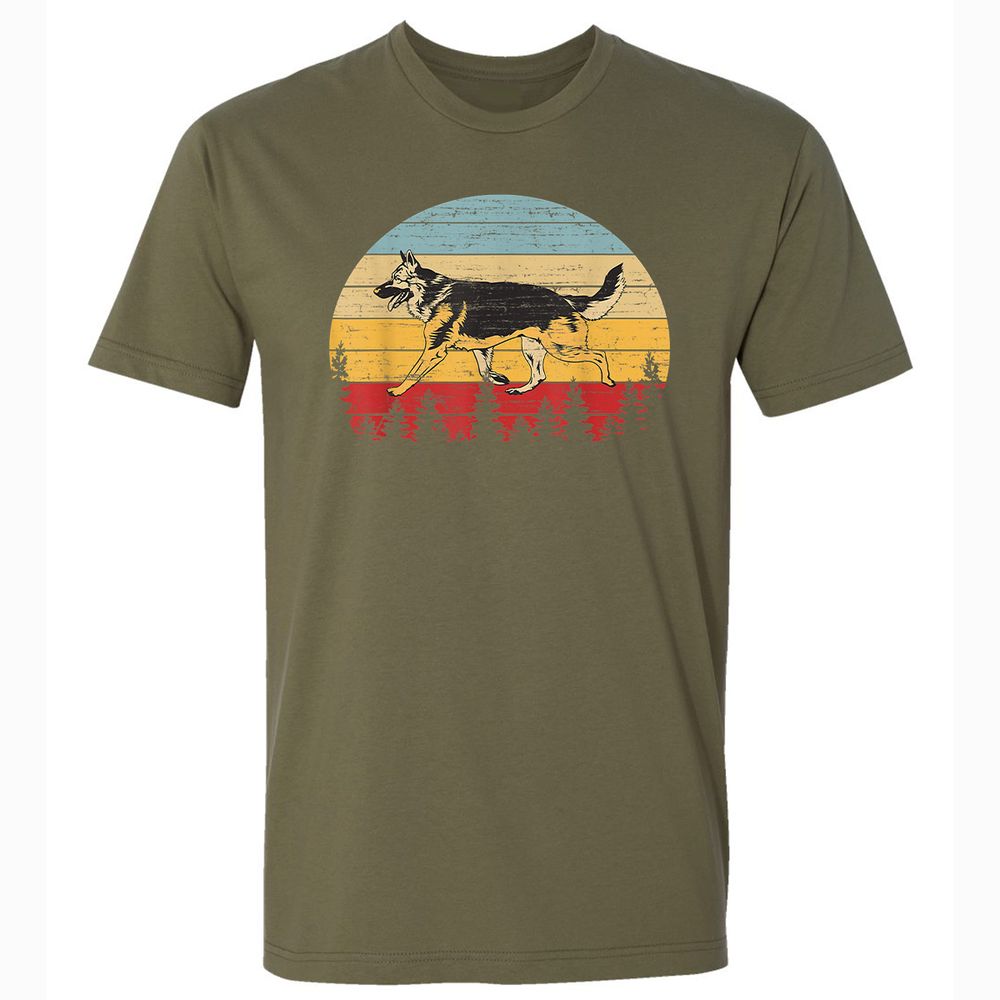 Premium Unisex T-Shirt - BE4Q64SJ - Military Green - 5